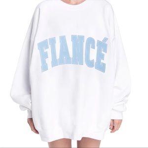 The Bar Varsity Fiancé Crewneck